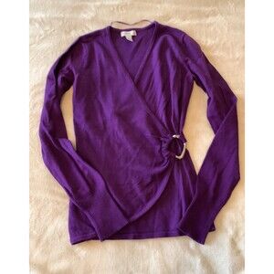 Charter Club l/s lightweight sweater XS-purple